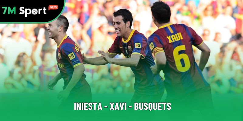 Bộ 3 Iniesta - Xavi - Busquets là linh hồn của phong cách chơi này Bộ 3 Iniesta - Xavi - Busquets là linh hồn của phong cách chơi này